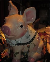 11" Mercuries China Pig Form Cookie Jar