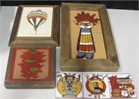 Lot of NA / SW Style Art & Tiles & More