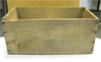 Vintage Wood Crate - 9.5"H x 22"W x 11.5"D