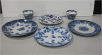 English Alfred Meakin Blue Fade Dishware & More