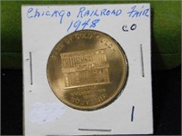 1948 Chicago Railroad Fair souvenir, Bank of Gold