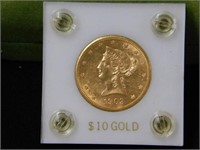 1903S $10 gold Liberty coin in Capital case