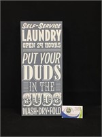 Laundry Sign decor
