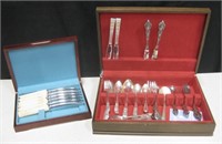 Lot of Stainless Steel & Silver Plated Flatware