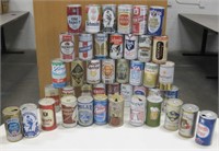 Lot of Various Empty Vintage Beer Cans