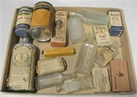 Vintage Medicine Bottles & Canisters Ephemera