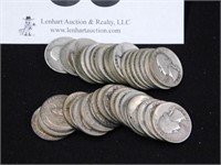$9.50 roll of Washington silver quarters