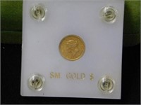 1862 Type I $1 gold coin, bought Paris Illinois