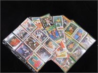 250+ Misc Baseball Cards in plastic sheets