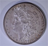 1878-S MORGAN DOLLAR, GEM BU+ ORIGINAL COLORS