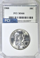 1960 FRANKLIN HALF DOLLAR PCI SUPERB