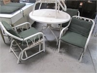 Patio Set W/Chairs, Small Side Table, Patio Table