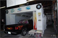 Binks 14' x 22' drive through paint booth w/ elect