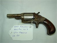 Hood Hardpan Model #2,  S/A revolver, 32 rimfire,