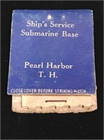 RARE VINTAGE PEARL HARBOR MATCHES