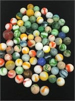 APPROX 87 MARBLES