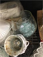 glass bowls/centerpieces