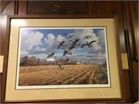 David Mann Goose Flying Framed Pictures