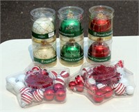 Christmas Ornaments Hand Painted & Smaller Lot