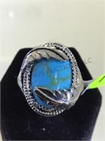 TURQUOISE RING ,SIZE 6.5