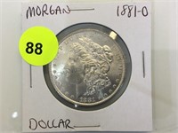 1881-O MORGAN SILVER DOLLAR