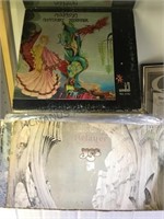 BOX OF VINYL ALBUMS, MOUNTAIN NANTUCKET SLEIGHRIDE