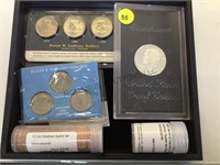 TRAY OF SUSAN B. ANTHONYS, STATEHOOD QUARTERS