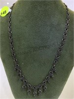 STERLING CHAIN WITH HEMETITE?