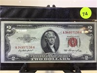 1953 RED SEAL $2 BILL