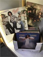 BOX OF VINYL ALBUMS- STEPPENWOLF, GENESIS, CHICAGO