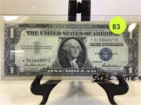 1957 $1 SILVER CERTIFICATE  STAR NOTE