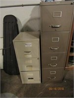 4 Drawer & 3 Drawer Metal Filing Cabinets