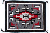Vintage Navajo Ganado Woven Rug