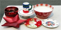 Christmas Bowls Platters Cake Holder Mug