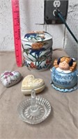 Ceramic trinket boxes and more