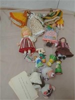 Vintage dolls and figurines