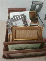 Group of picture frames various sizes