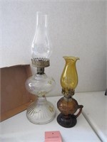 2 Oil Lamps or Lanterns