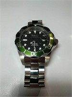 Invicta Green Metal Watch