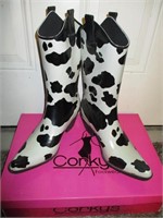 CORKY'S RODEO COW RAIN BOOTS