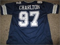 TACO CHARLTON AUTOGRAPHED JERSEY