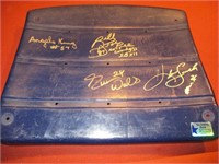 4X AUTOGRAPHED STADIUM SEAT BOTTOM