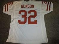 CEDRIC BENSON AUTOGRAPHED JERSEY