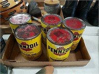 Pennzoil oil quarts-oil in them