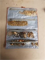 Costume Jewelry- Some Vintage in Carry Bag