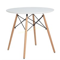 White Round Dining Table $88 Ret *see desc
