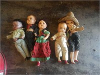 (5) Antique Compastion Dolls