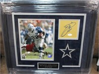 AUTOGAPHED EMMITT SMITH PLAQUE