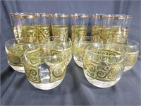 Vintage glass cups