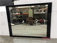 Large mounted mirror
